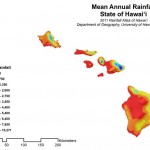 Mean annual rainfall Hawai'i