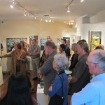 Jurors walk through with Judy Bisgard an Bob Hobdy